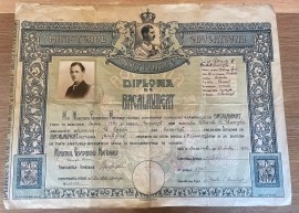 Romania diploma de bacalaureat anul 1940