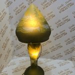 Lampa tip Galle cu peisaj montan