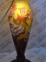 Lampa mare tip Galle cu flori - imagine 3