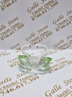 Figurina cu doua lebede cristal
