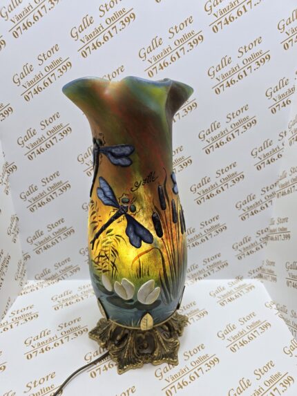 Lampa tip Galle cu suport de bronz
