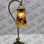 Lampa tip Galle cu suport din bronz