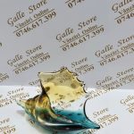Figurina mare in forma de scoica sticla murano