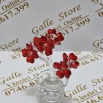 Figurina flori cristal