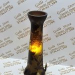 Lampa tip Galle cu picior din bronz