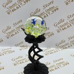 Glob murano cu suport din fier forjat negru