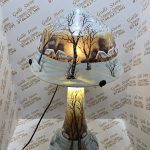 Lampa cu peisaj de iarna tip Galle