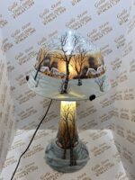 Lampa cu peisaj de iarna tip Galle