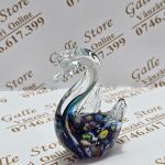 Figurina lebada sticla murano