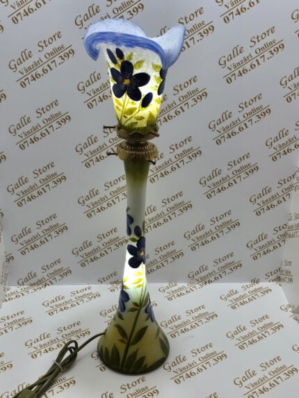 Lampa tip Galle cu suport de bronz