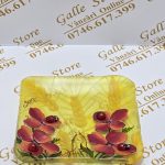 Farfurie cu spice de grau si gargarite tip Galle