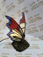 Lampa Tiffany in forma de fluture - imagine 3