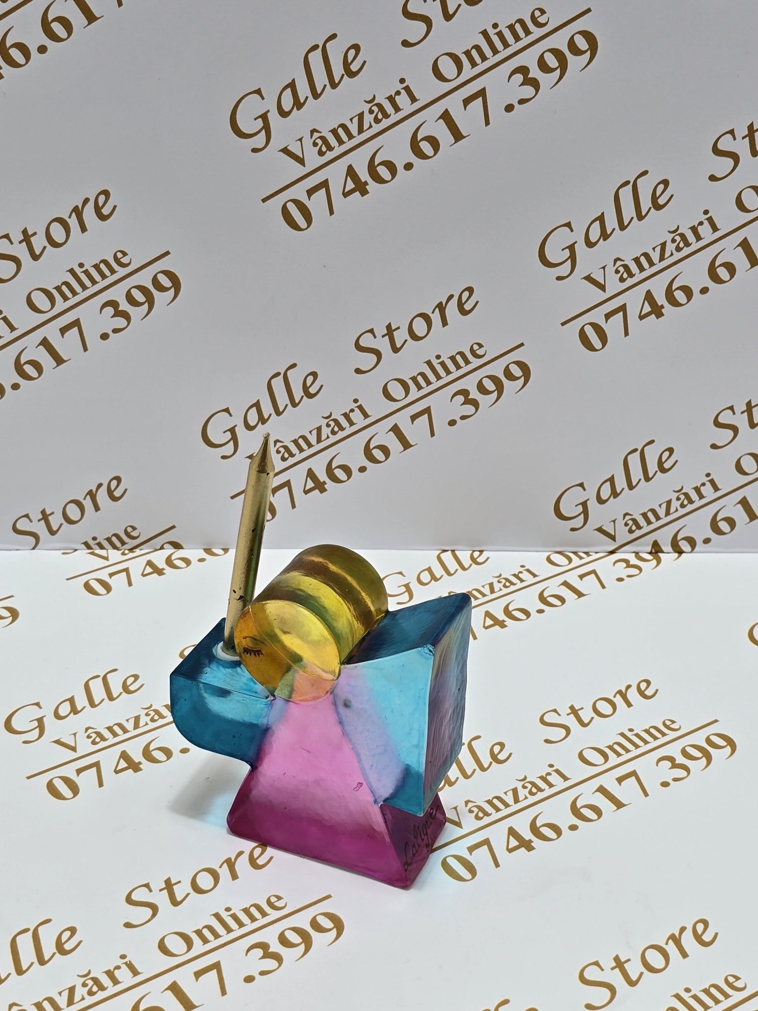 20260329_144855 Figurina cu suport pentru lumanare Lalique - imagine 1