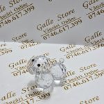 Figurina catel sticla cristal