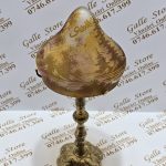 Lampa tip Galle cu picior din bronz