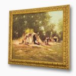 Tablou cu rama Bordei 50x54