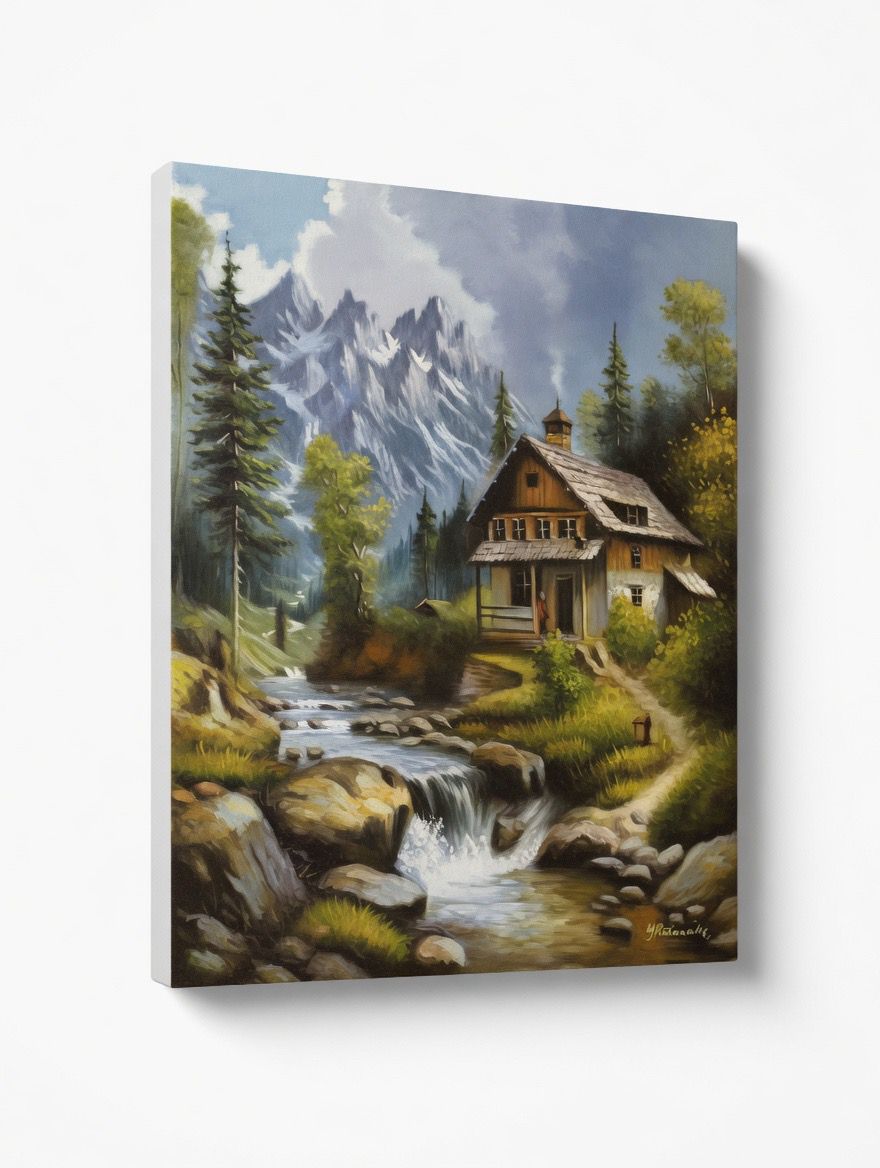 WhatsApp Image 2026-04-20 at 23.25.21 (4) Tablou Munte Cascada 50x41 - imagine 1
