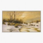 Tablou Peisaj de iarna 35x63