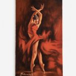 Tablou Dansatoare 45x25