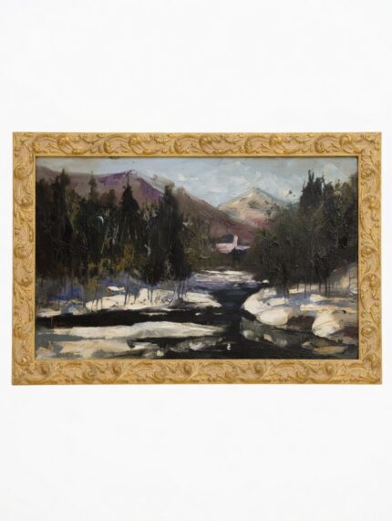 Tablou cu rama Peisaj Iarna 30x49