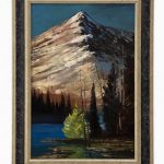 Tablou cu rama Peisaj de munte 45x30