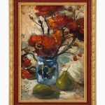 Tablou cu rama Flori 37x20