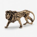Figurina mica bronz LEU